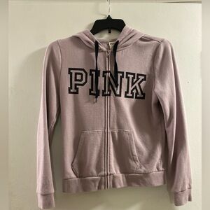 PINK Victoria's Secret Dusty Pink Sz S Zip-Up‎